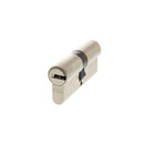 AGB Euro Profile 15 Pin Double Cylinder 35-35mm (70mm) in Satin Nickel Cylinder Atlantic