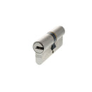 AGB Euro Profile 15 Pin Double Cylinder 35-35mm (70mm) in Satin Chrome Cylinder Atlantic