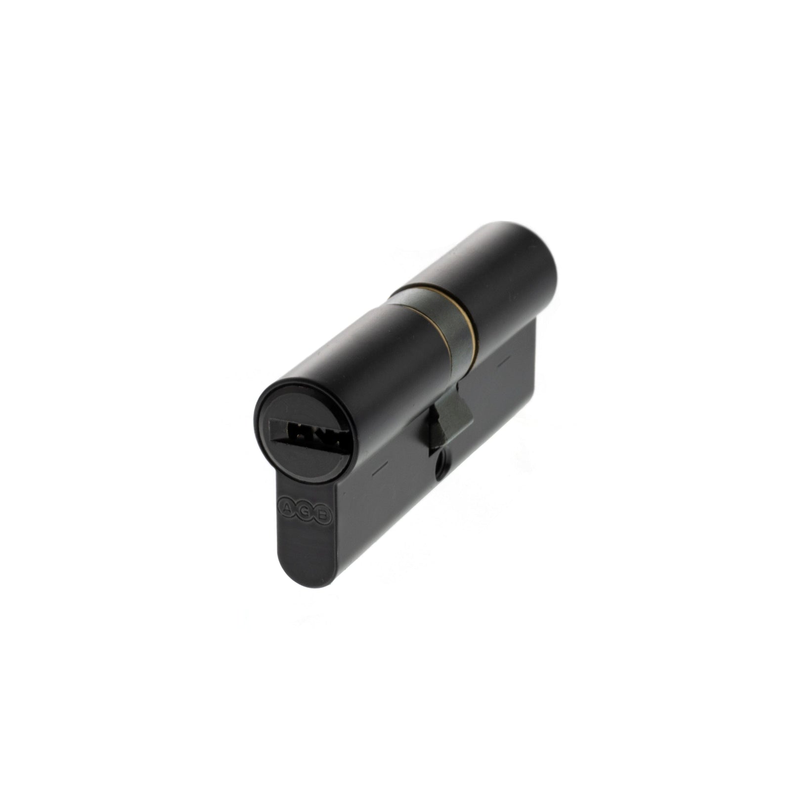 AGB Euro Profile 15 Pin Double Cylinder 35-35mm (70mm) in Matt Black Cylinder Atlantic