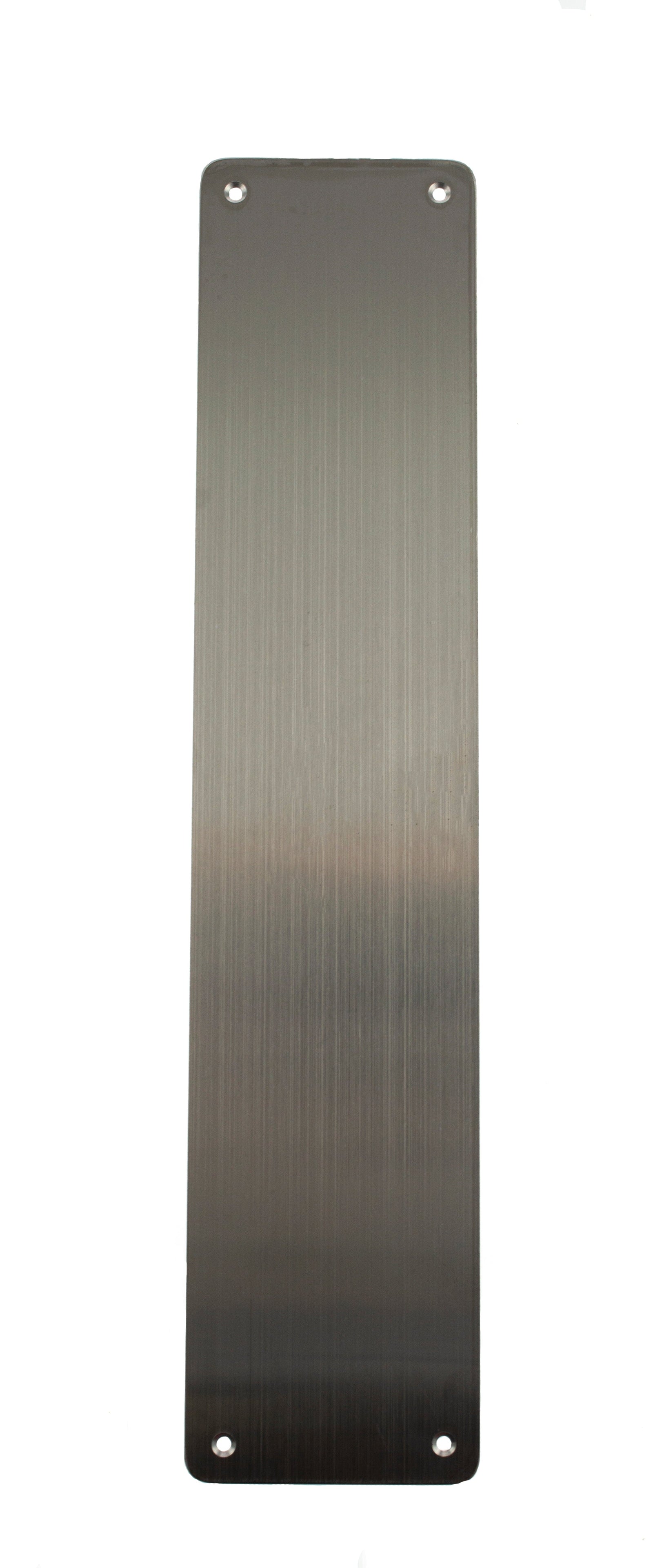CleanTouch Finger Plate Pre drilled with screws 350mm x 75mm in Satin Stainless Steel Finger Plate Atlantic