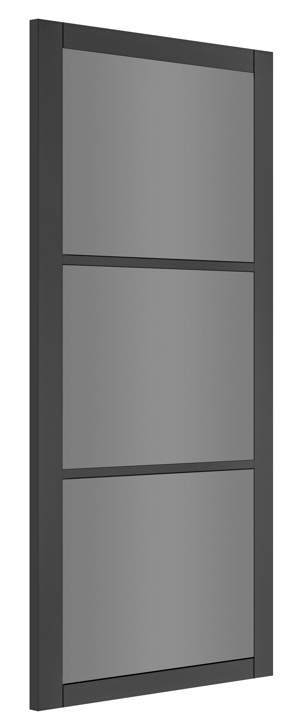 Camden Black Primed Tinted Glazed Internal Door Internal Door Deanta