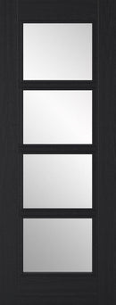 Charcoal Black Vancouver 4 Light Pre-Finished Internal Door Internal Door LPD Doors