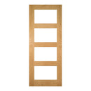 Coventry Prefinished Oak Glazed Internal Door Internal Door Deanta