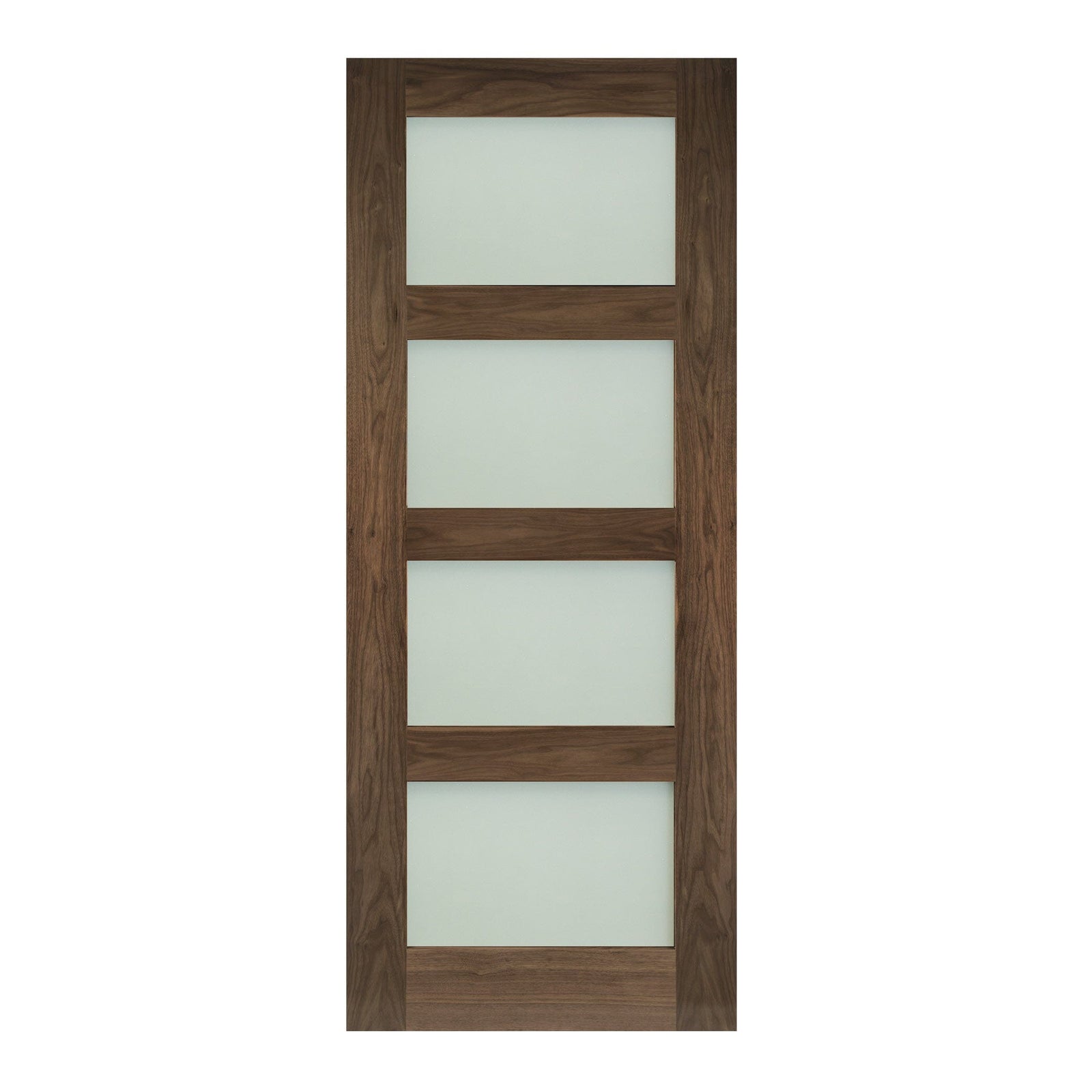 Coventry Prefinished Walnut Frosted Glazed Internal Door Internal Door Deanta