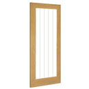 Ely Unfinished Oak Glazed (1L Full) Internal Door Internal Door Deanta