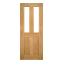 Eton Unfinished Oak Glazed Internal Door Internal Door Deanta