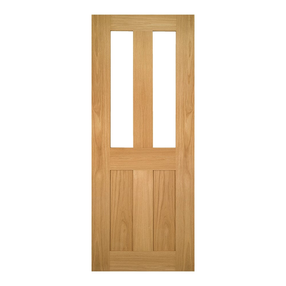 Eton Unfinished Oak Glazed Internal Door Internal Door Deanta