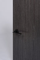 Forme Milly Designer Lever Minimal Round Rose in Matt Black Designer Lever Handle Atlantic