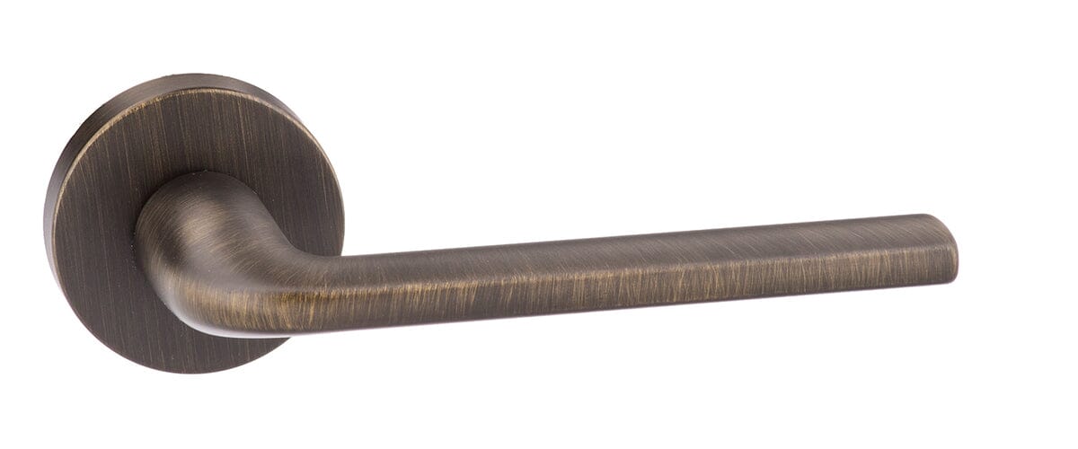 Forme Milly Designer Lever Minimal Round Rose (Latch & Hinges Included) Designer Lever Handle Atlantic