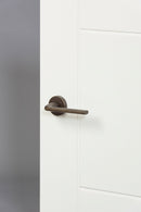 Forme Milly Designer Lever Minimal Round Rose (Latch & Hinges Included) Designer Lever Handle Atlantic