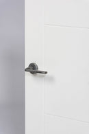 Forme Milly Designer Lever Minimal Round Rose (Latch & Hinges Included) Designer Lever Handle Atlantic