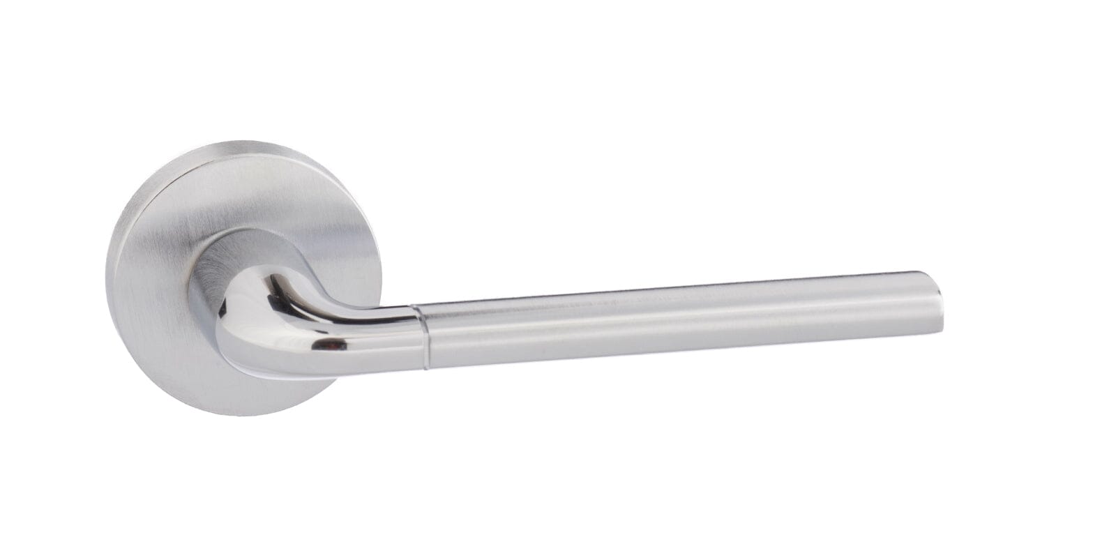 Forme Milly Designer Lever Minimal Round Rose (Latch & Hinges Included) Designer Lever Handle Atlantic