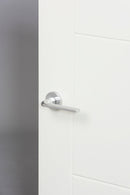 Forme Milly Designer Lever Minimal Round Rose (Latch & Hinges Included) Designer Lever Handle Atlantic