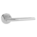 Forme Boston Designer Lever Minimal Round Rose (Latch & Hinges Included) Designer Lever Handle Atlantic Set Polished Chrome