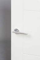 Forme Boston Designer Lever Minimal Round Rose (Latch & Hinges Included) Designer Lever Handle Atlantic