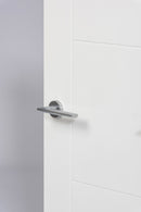Forme Boston Designer Lever Minimal Round Rose (Latch & Hinges Included) Designer Lever Handle Atlantic