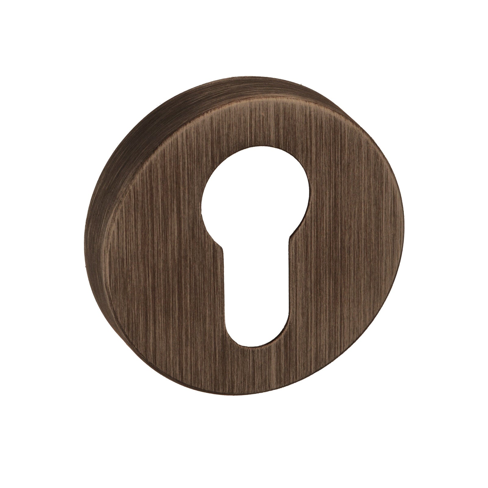 Forme Euro Escutcheon Minimal Round Rose Escutcheon Atlantic Pair Urban Bronze
