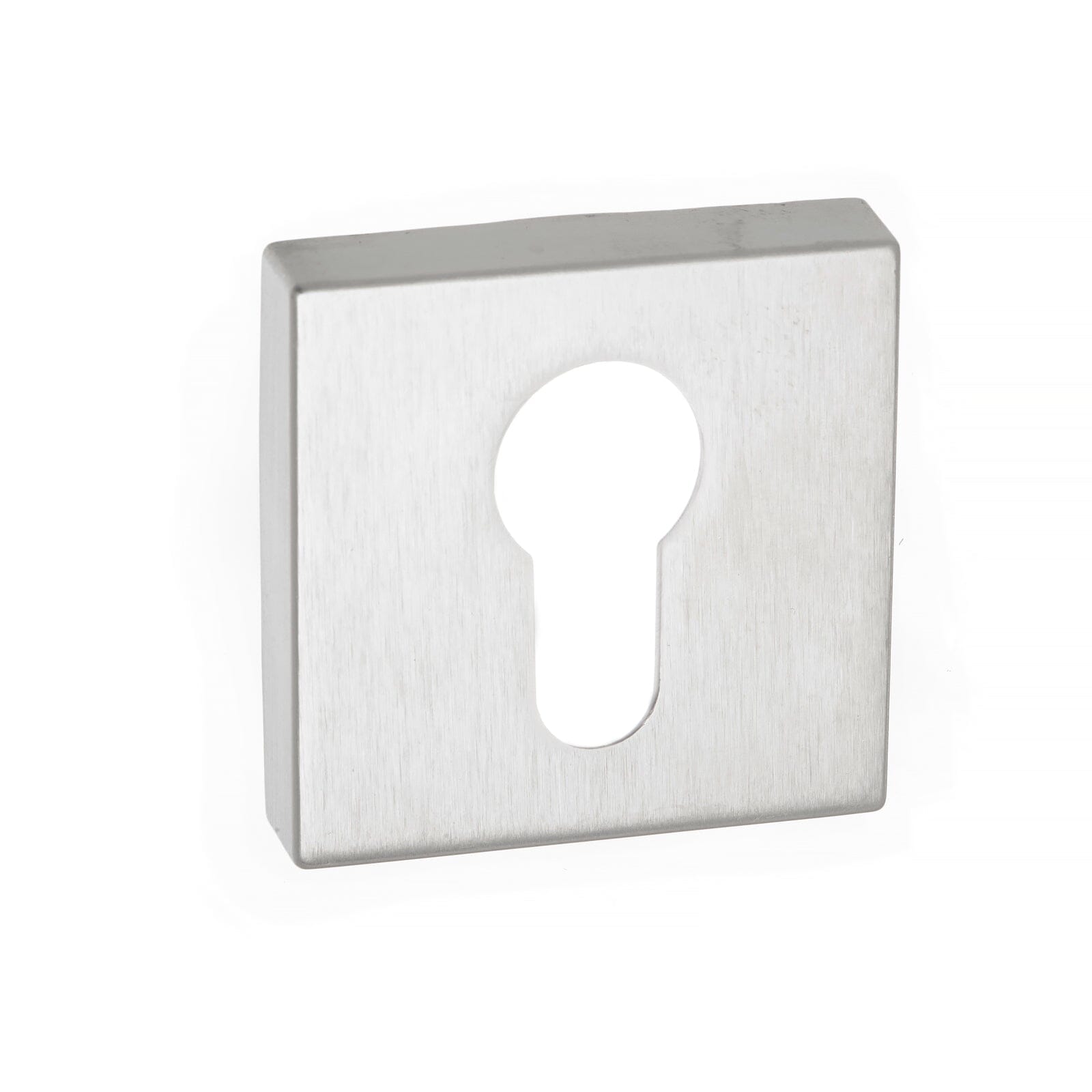 Forme Euro Escutcheon Minimal Square Rose Escutcheon Atlantic Pair Satin Chrome