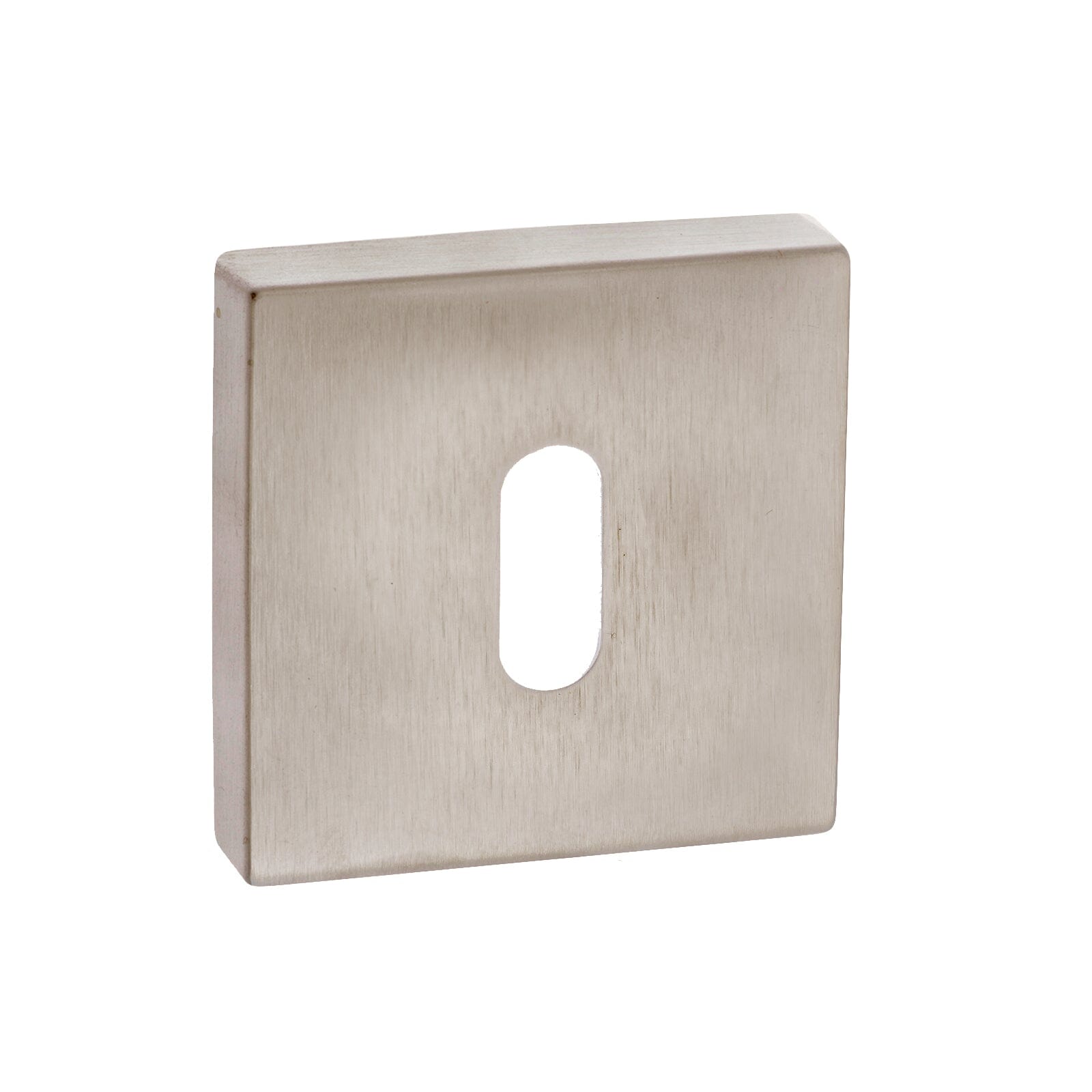 Forme Key Escutcheon Minimal Square Rose Escutcheon Atlantic Pair Satin Nickel
