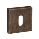 Forme Key Escutcheon Minimal Square Rose Escutcheon Atlantic Pair Urban Bronze