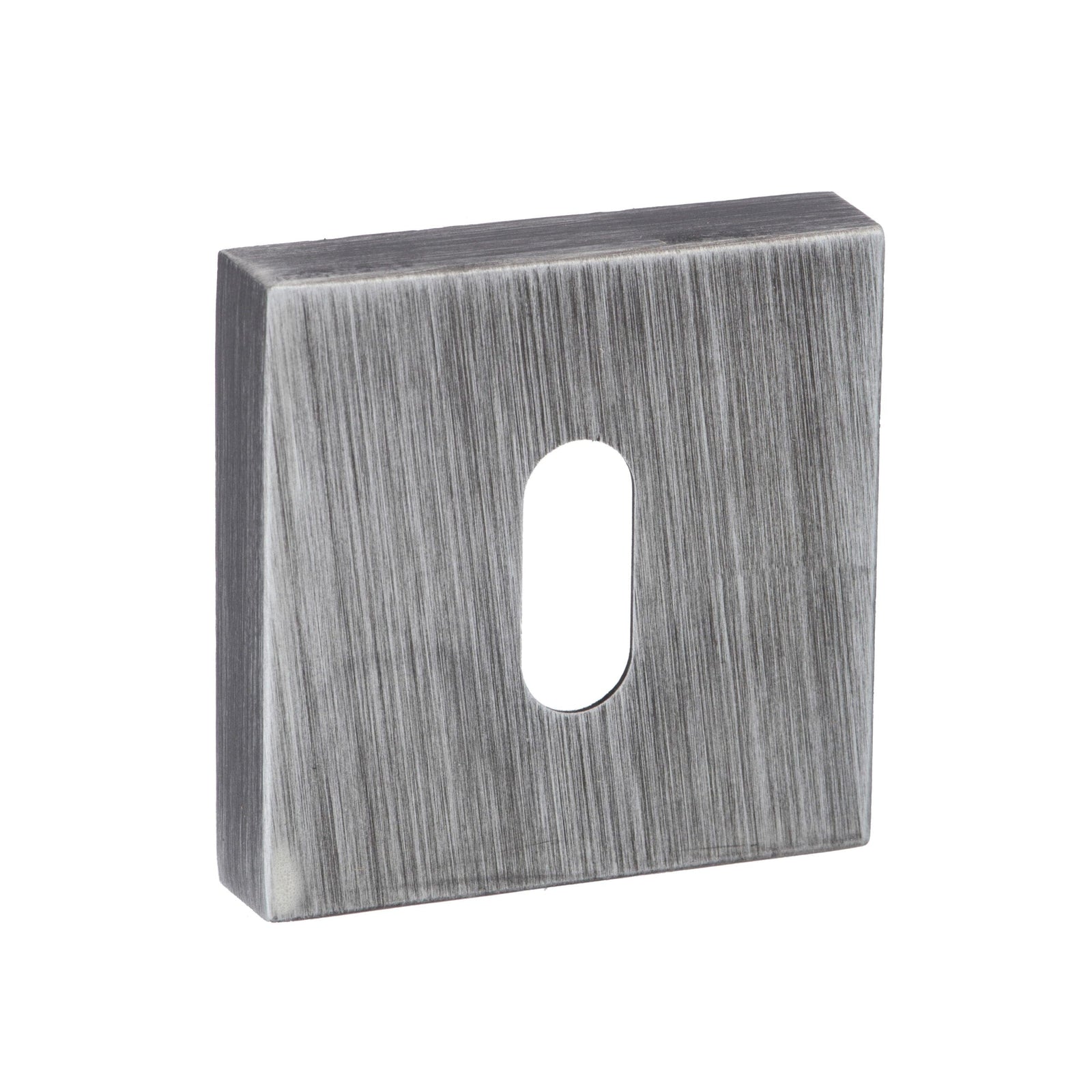 Forme Key Escutcheon Minimal Square Rose Escutcheon Atlantic Pair Urban Graphite