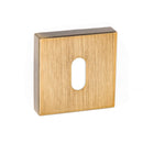 Forme Key Escutcheon Minimal Square Rose Escutcheon Atlantic Pair Yester Bronze