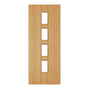 Galway Unfinished Oak Glazed Internal Fire Door Internal Door Deanta