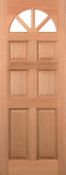 Hardwood Carolina 6 Panel Dowelled Unfinished External Door External Door LPD Doors