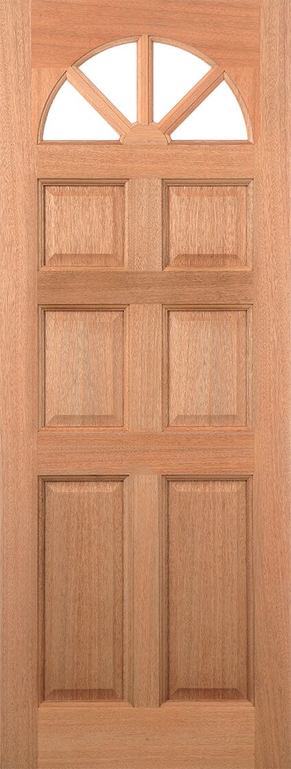 Hardwood Carolina 6 Panel Dowelled Unfinished External Door External Door LPD Doors