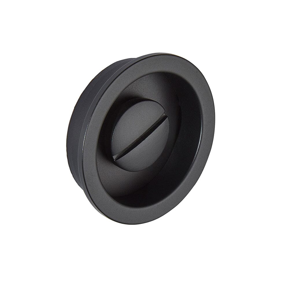 Aries Matt Black Pocket Door Privacy Handle Ironmongery Ironmongery LPD Doors