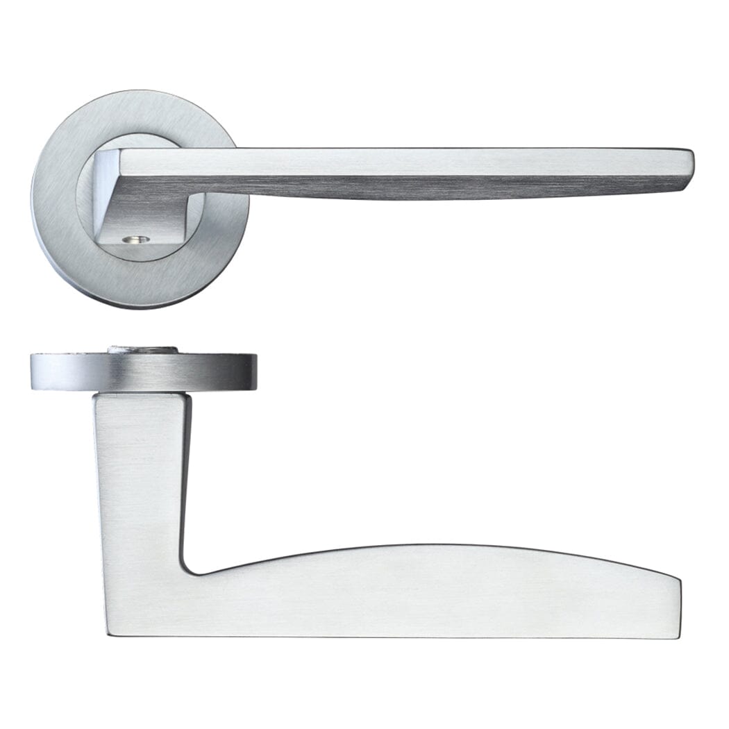 Crux Privacy Premium Plus Range Satin Chrome Door Handle Pack Door Handle Pack LPD Doors