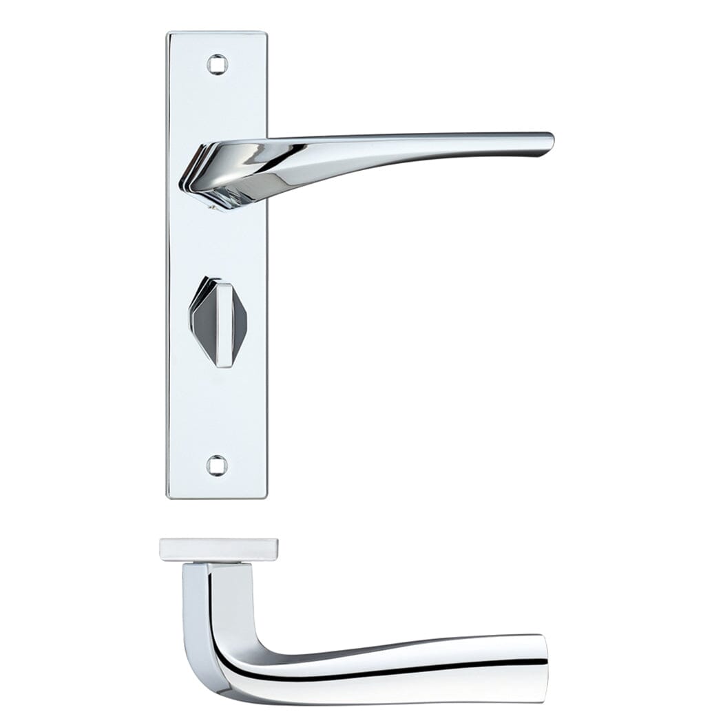 Dorado Polished Chrome Privacy Door Handle Pack Door Handle Pack LPD Doors