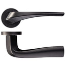 Draco Privacy Premium Plus Range Matt Black Door Handle Pack Door Handle Pack LPD Doors