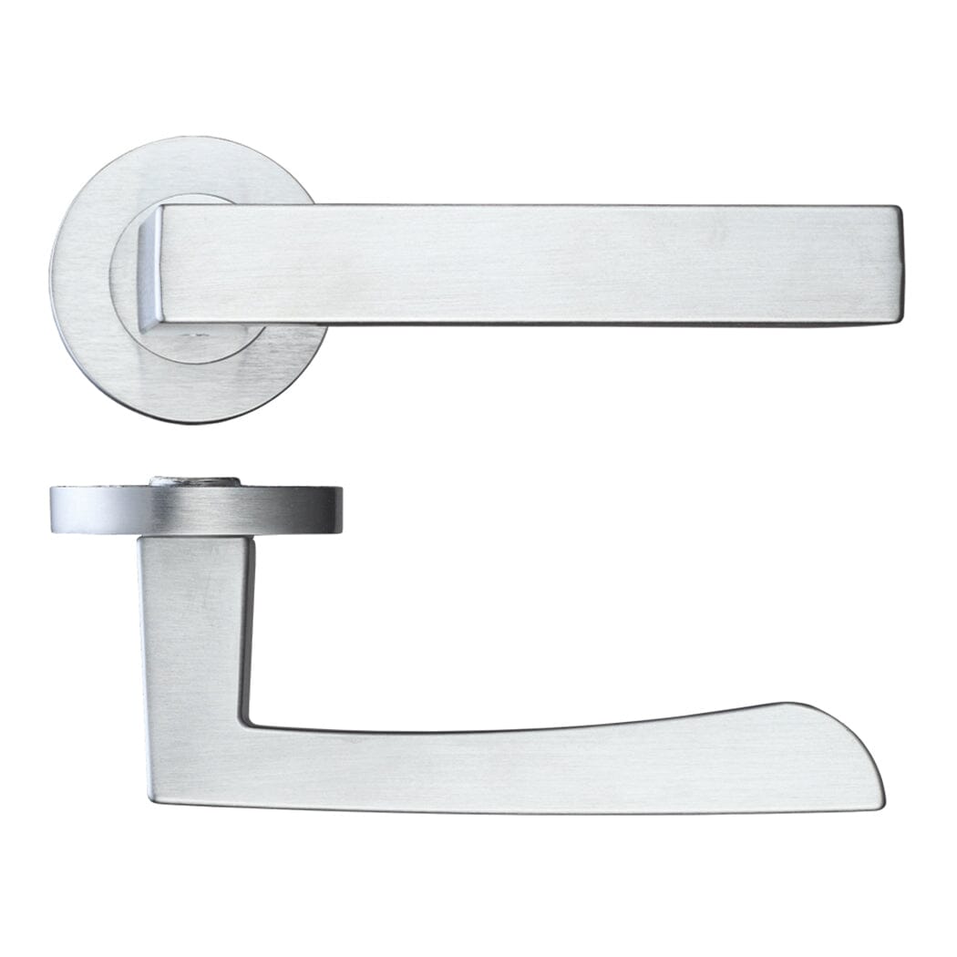 Fornax Privacy Premium Plus Range Satin Chrome Door Handle Pack Door Handle Pack LPD Doors