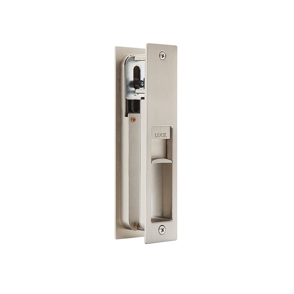 Gemini Satin Chrome Pocket Door Privacy Sliding Lock Ironmongery Ironmongery LPD Doors