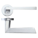 Lyra Privacy Premium Plus Satin Chrome Door Handle Pack Door Handle Pack LPD Doors