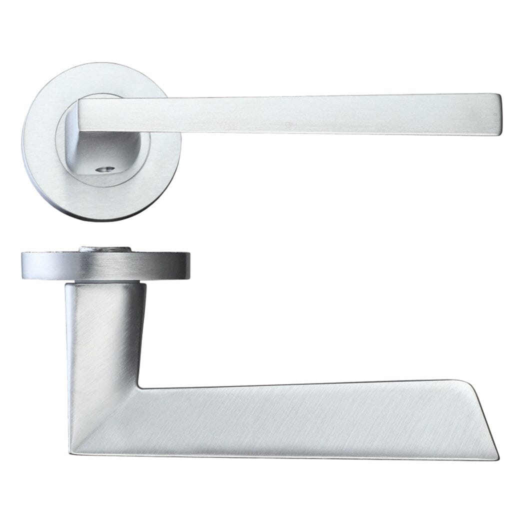 Lyra Privacy Premium Plus Satin Chrome Door Handle Pack Door Handle Pack LPD Doors