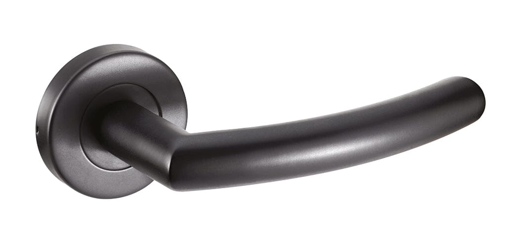 Phoenix Privacy Premium Plus Matt Black Door Handle Pack Door Handle Pack LPD Doors