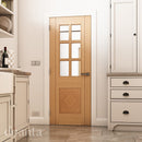 Kensington Prefinished Oak Bevelled Glazed Internal Door Internal Door Deanta
