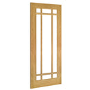 Kerry Unfinished Oak Bevelled Glazed Internal Door Internal Door Deanta