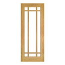 Kerry Unfinished Oak Bevelled Glazed Internal Door Internal Door Deanta