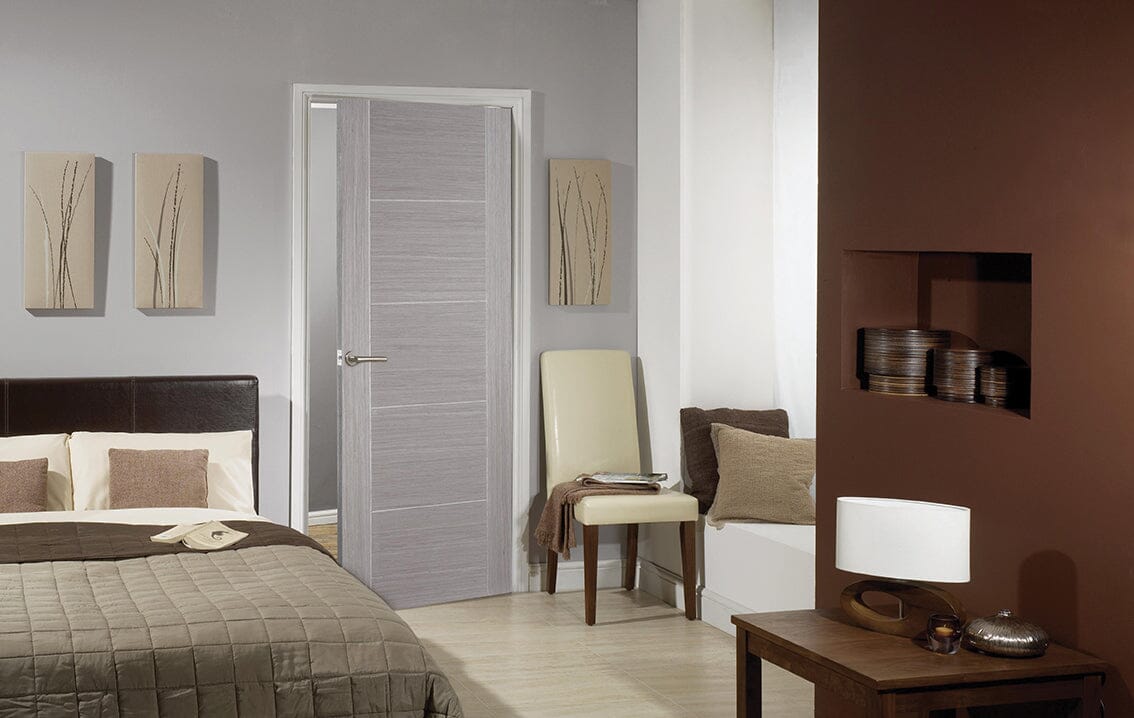 Light Grey Vancouver 5 Panel Pre-Finished Internal Door Internal Door LPD Doors