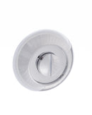 Mediterranean WC Turn and Release Round "C" Rose in Polished Chrome Bathroom Lock Atlantic