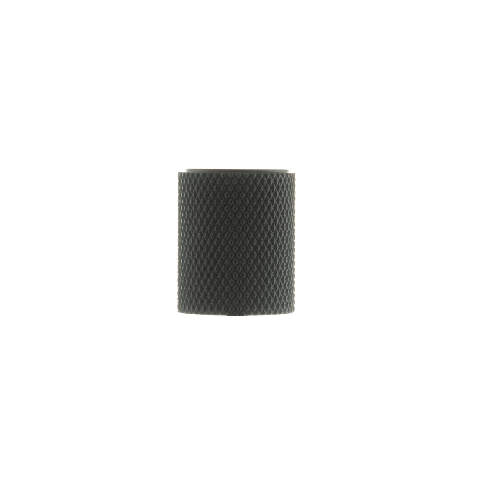 Millhouse Brass Watson Cylinder Knurled Cabinet Knob Concealed Fix Cupboard Knob Atlantic Each Matt Black