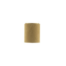 Millhouse Brass Watson Cylinder Knurled Cabinet Knob Concealed Fix Cupboard Knob Atlantic Each Satin Brass