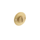Millhouse Brass Solid Brass Oval WC Turn and Release Bathroom Lock Atlantic
