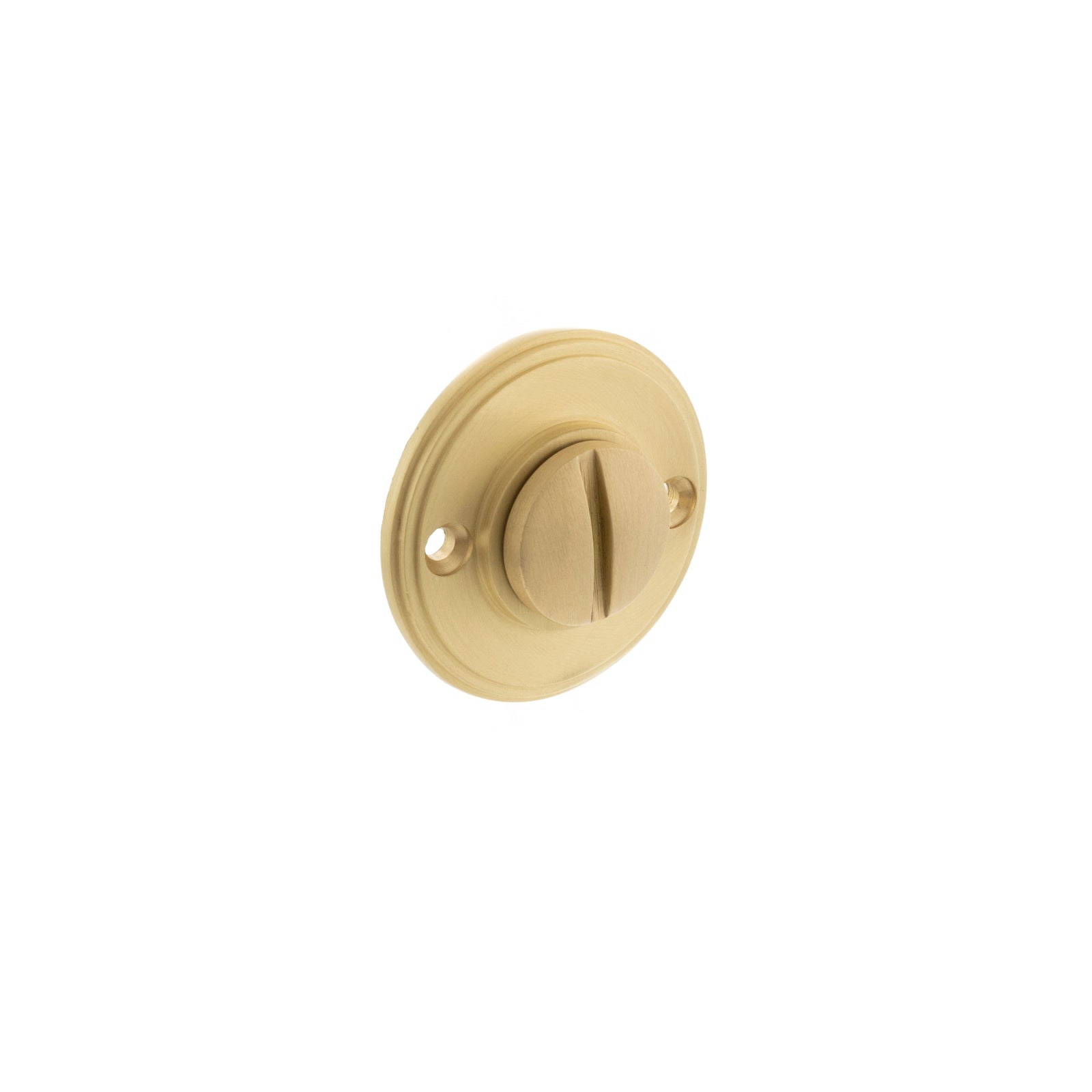 Millhouse Brass Solid Brass Oval WC Turn and Release Bathroom Lock Atlantic