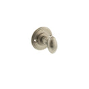 Millhouse Brass Solid Brass Oval WC Turn and Release Bathroom Lock Atlantic Each Satin Nickel
