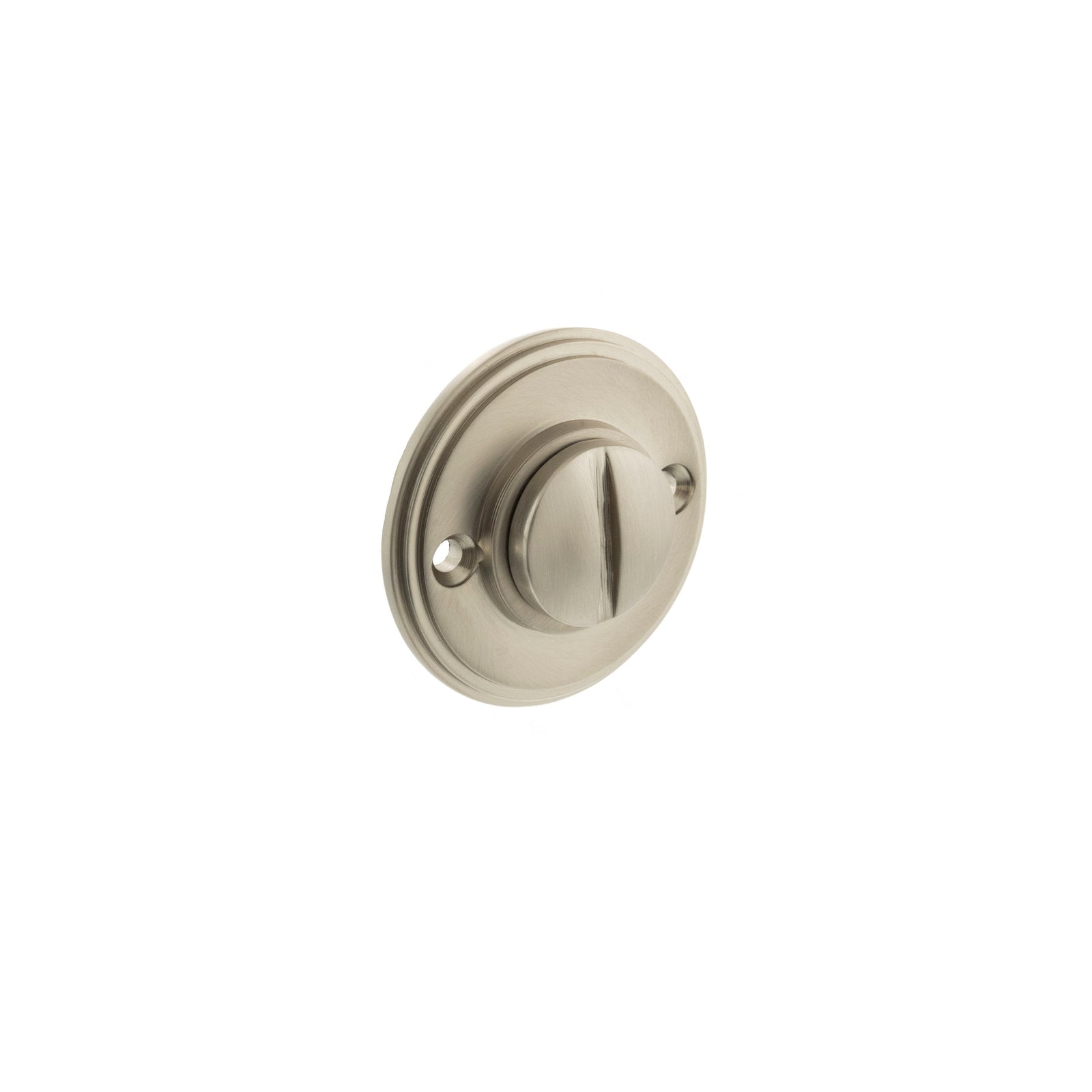 Millhouse Brass Solid Brass Oval WC Turn and Release Bathroom Lock Atlantic