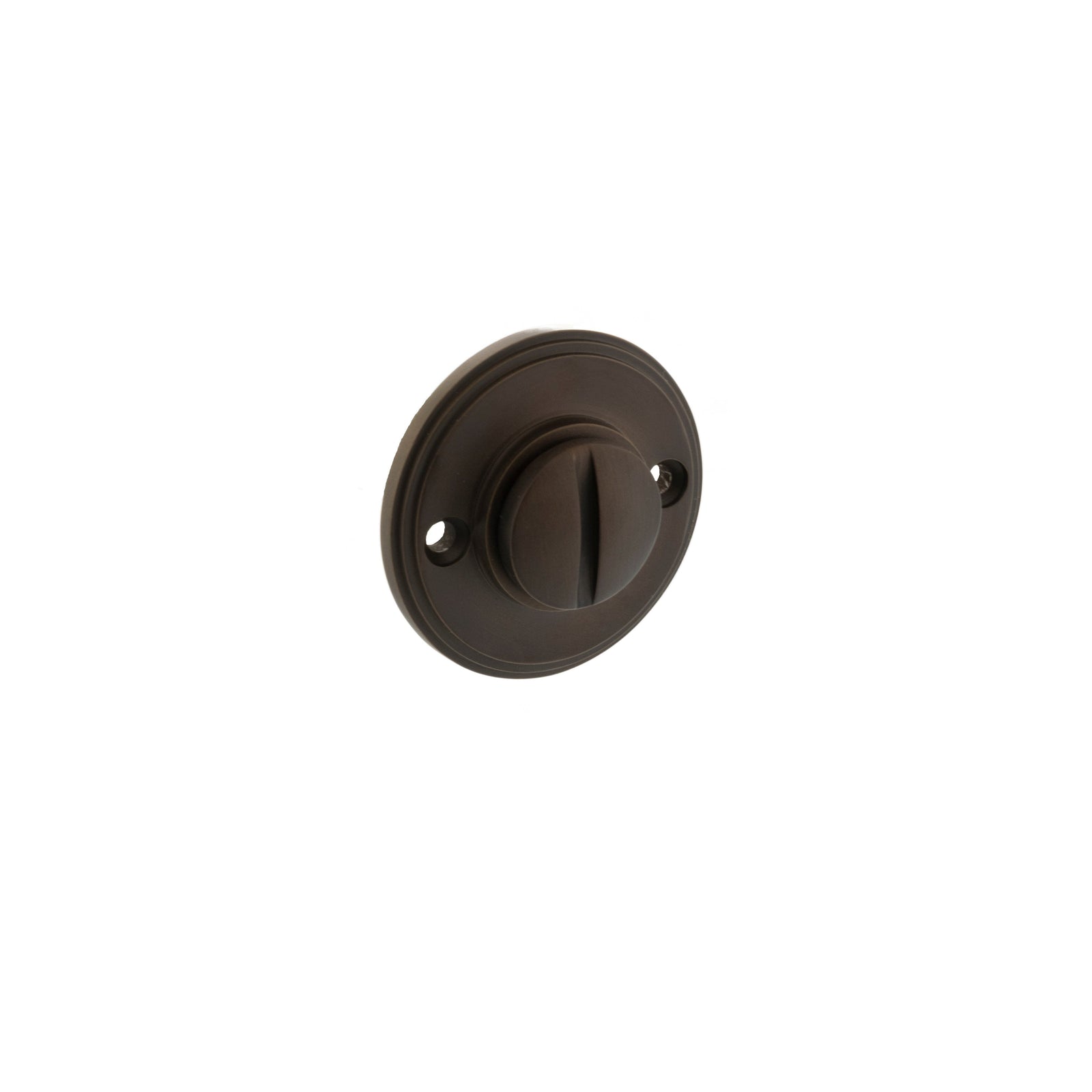Millhouse Brass Solid Brass Oval WC Turn and Release Bathroom Lock Atlantic